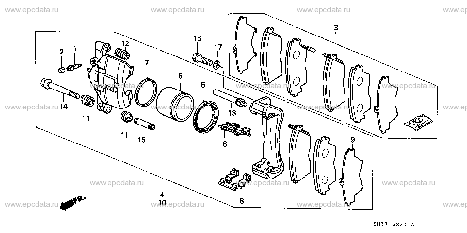 Parts scheme