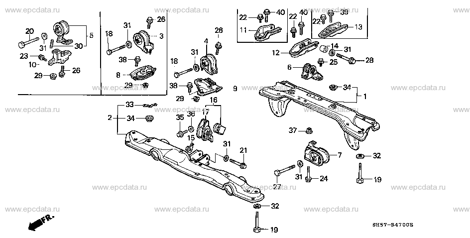 Parts scheme