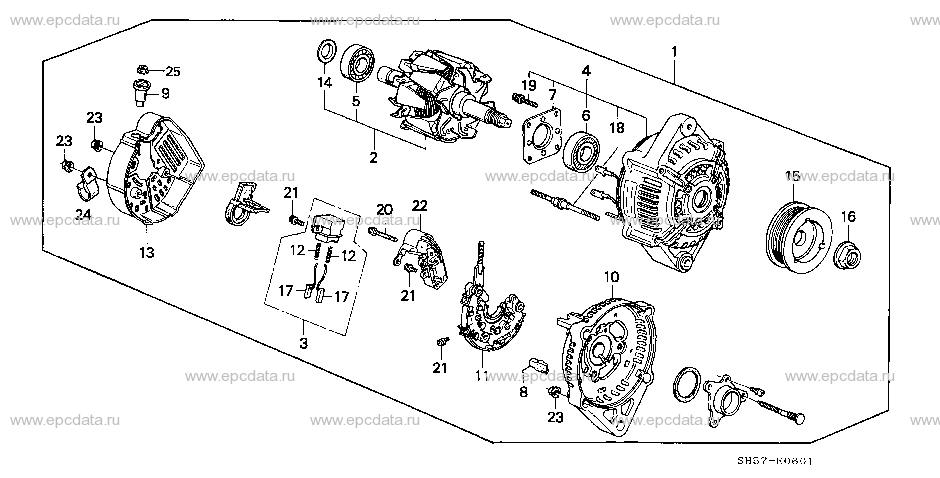 Parts scheme