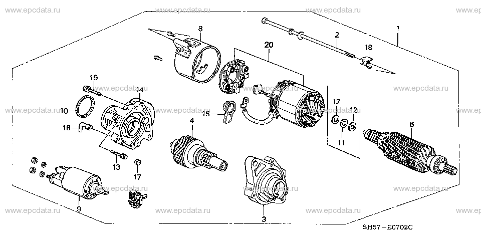 Parts scheme