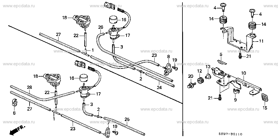 Parts scheme