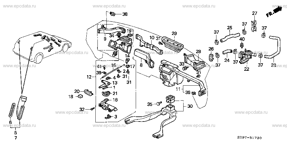 Parts scheme