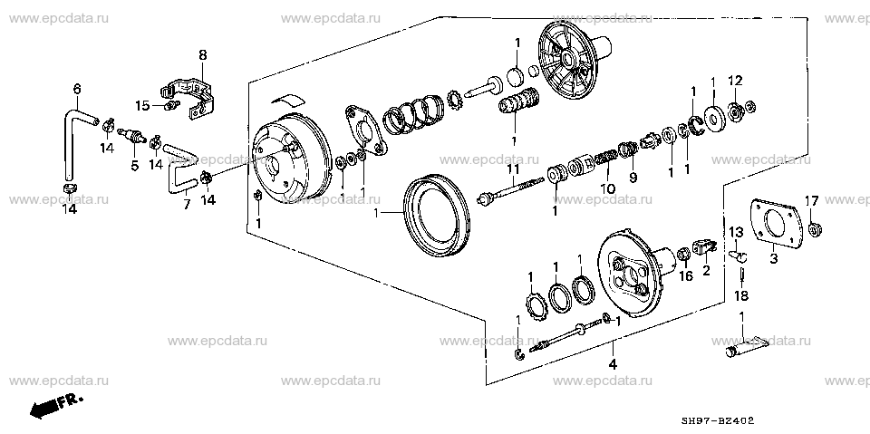 Parts scheme