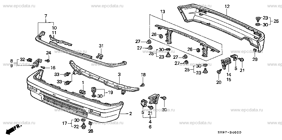 Parts scheme