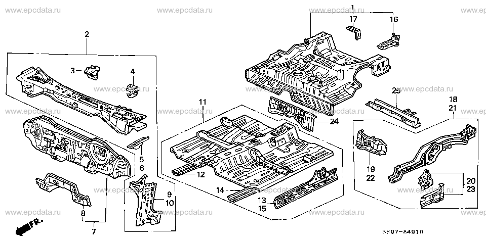 Parts scheme