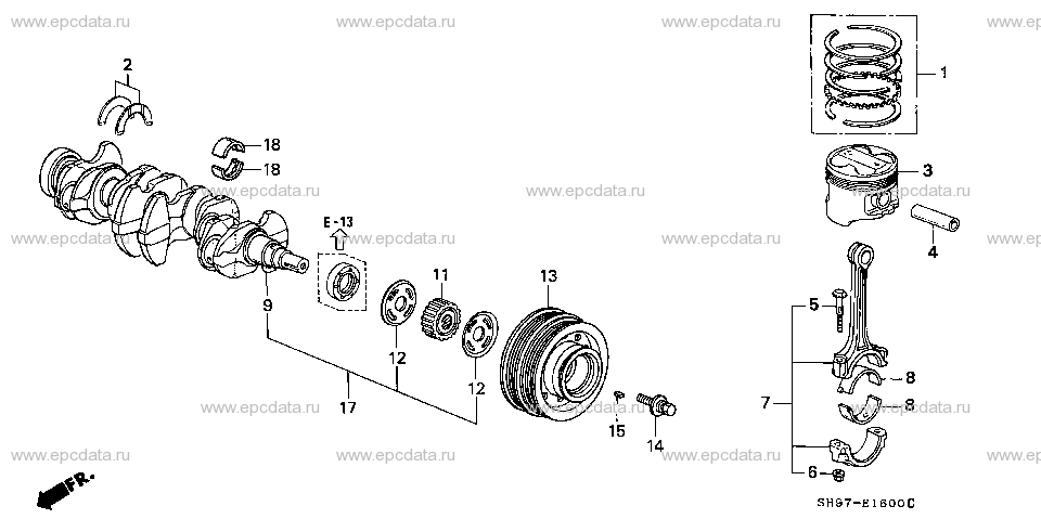 Parts scheme