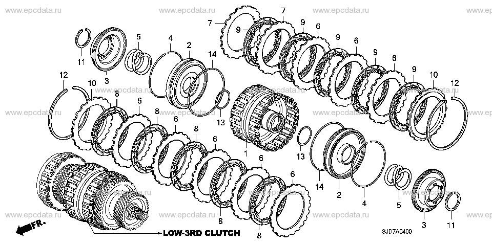 Parts scheme