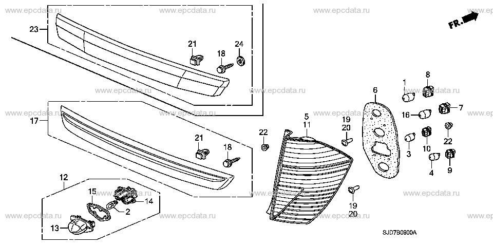 Parts scheme