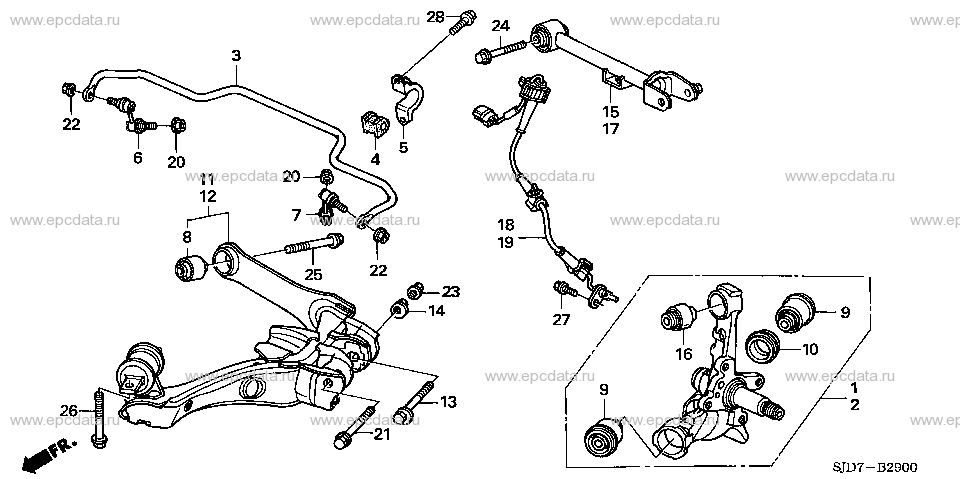 Parts scheme