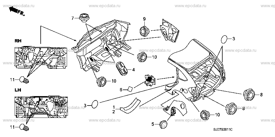 Parts scheme