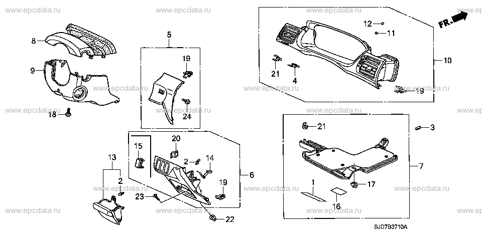 Parts scheme