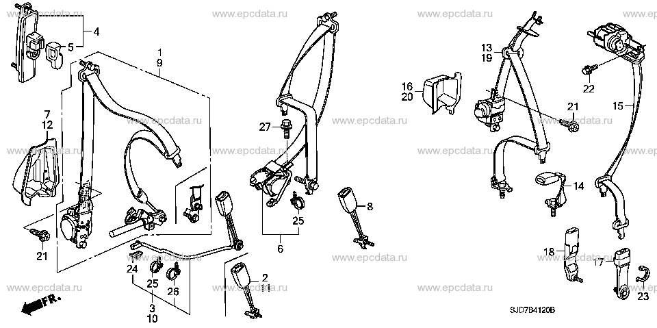 Parts scheme