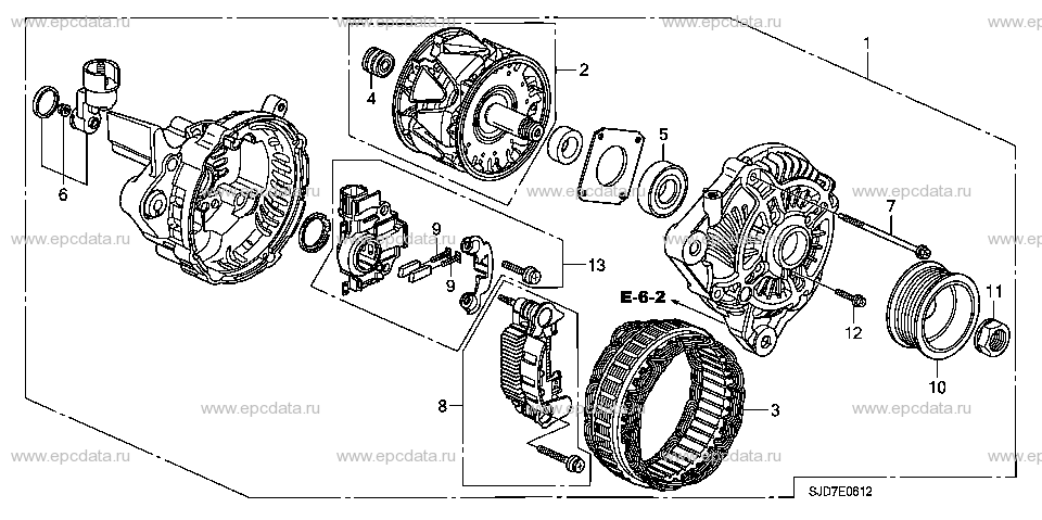 Parts scheme