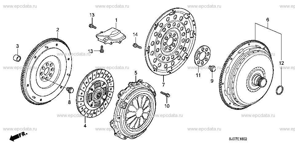 Parts scheme