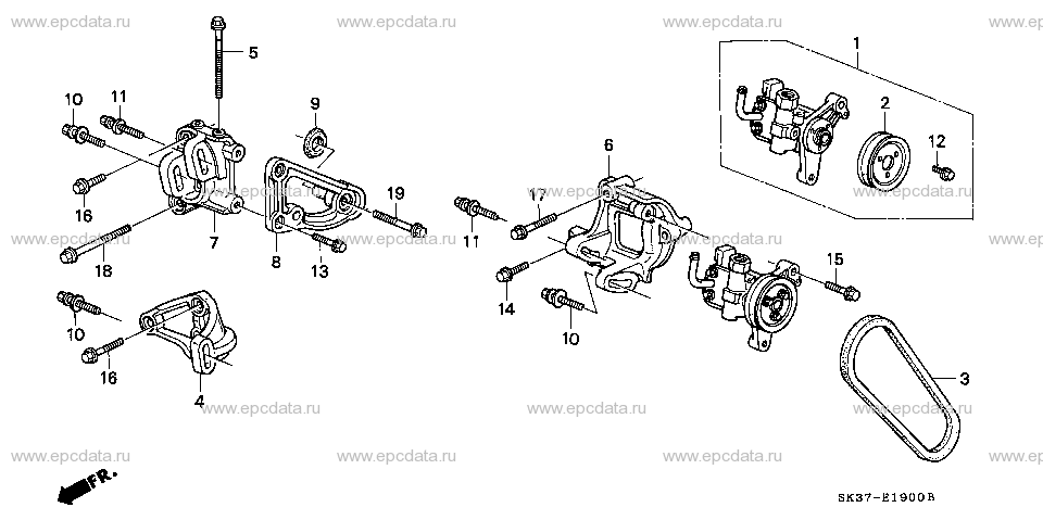 Parts scheme