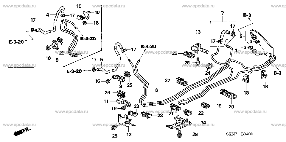 Parts scheme