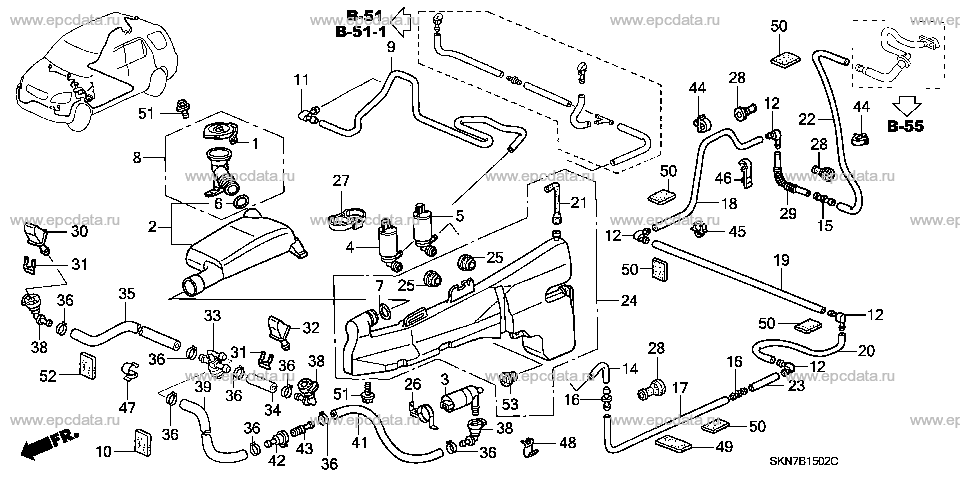 Parts scheme