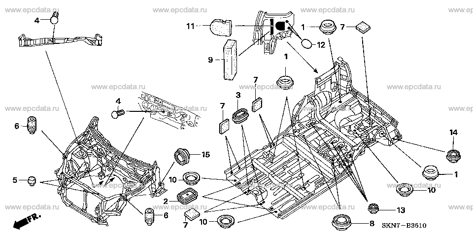 Parts scheme