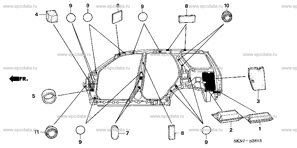 Parts scheme