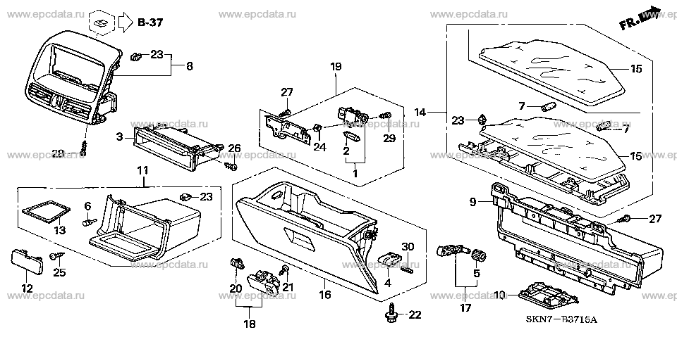 Parts scheme