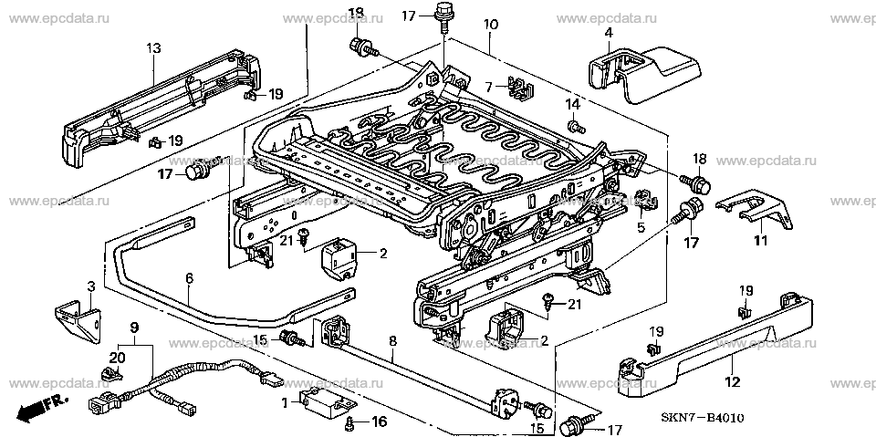 Parts scheme