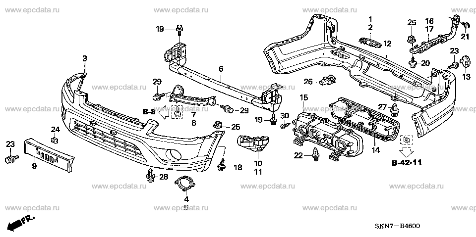 Parts scheme