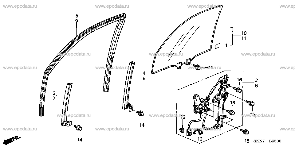 Parts scheme