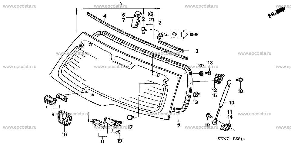 Parts scheme