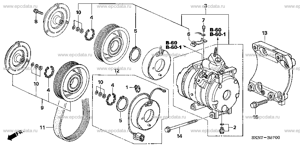 Parts scheme