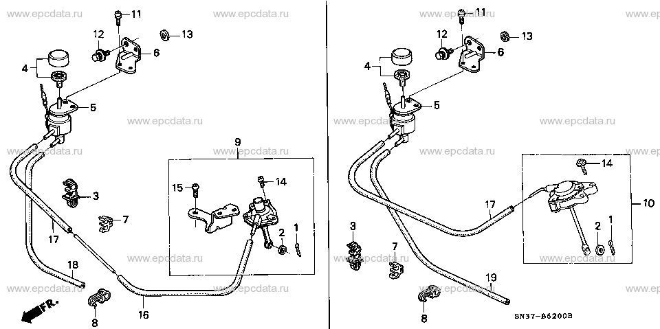 Parts scheme