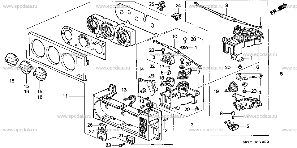 Parts scheme