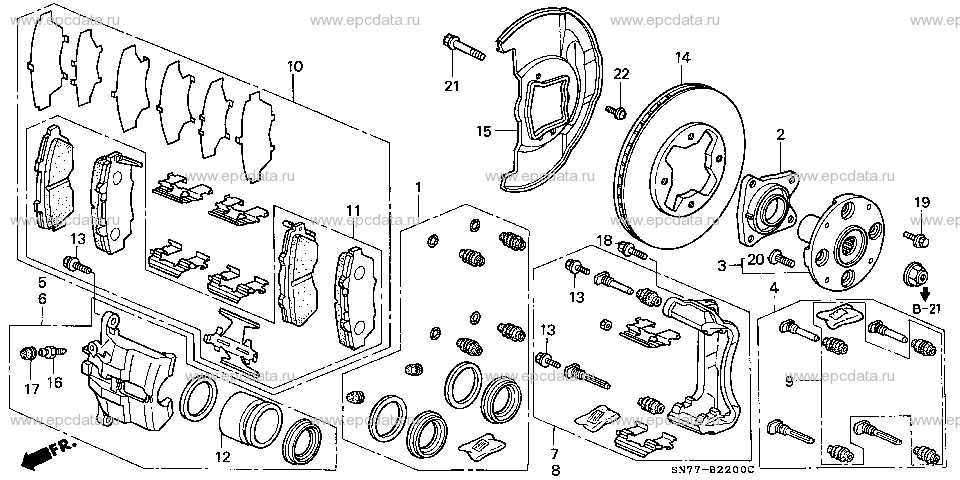 Parts scheme