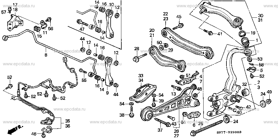 Parts scheme