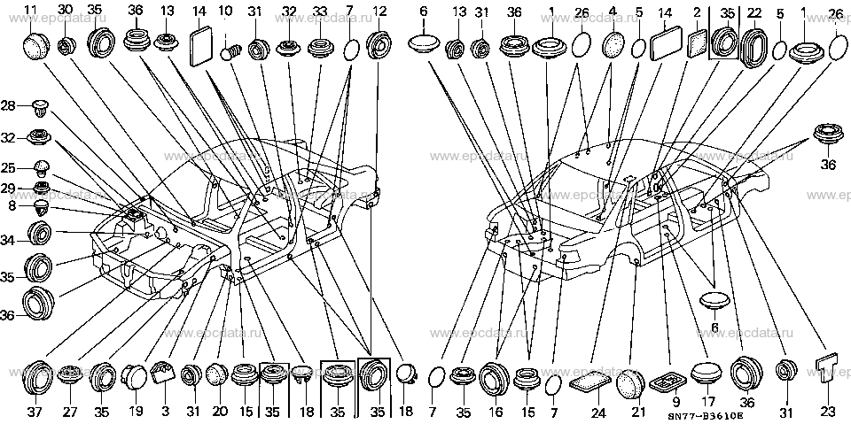 Parts scheme