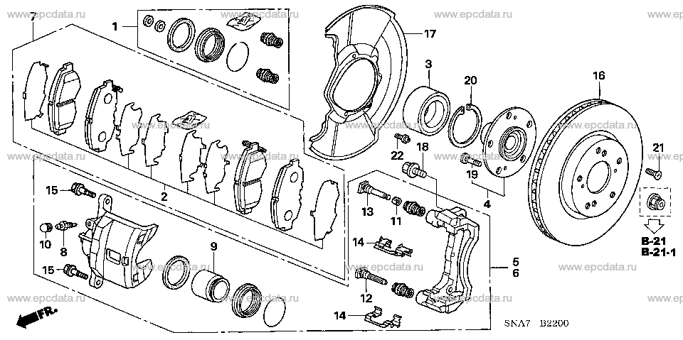 Parts scheme