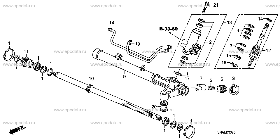 Parts scheme