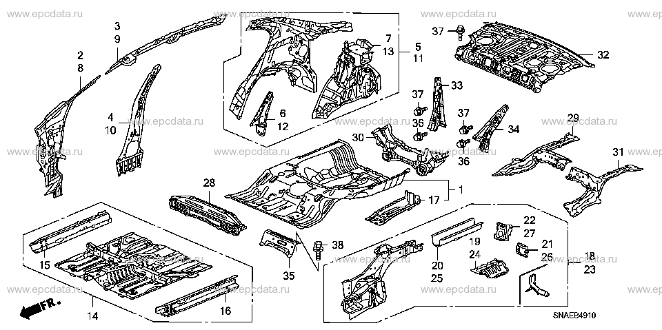 Parts scheme