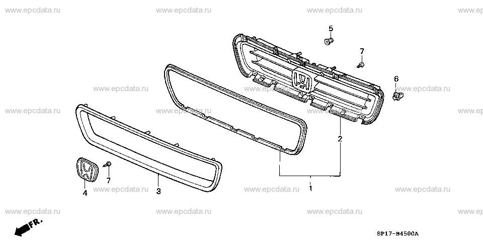 Parts scheme