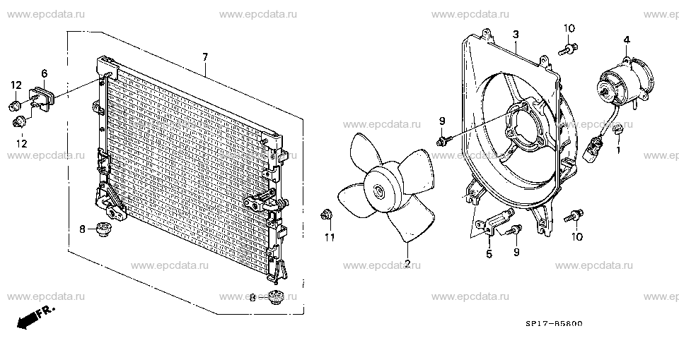 Parts scheme