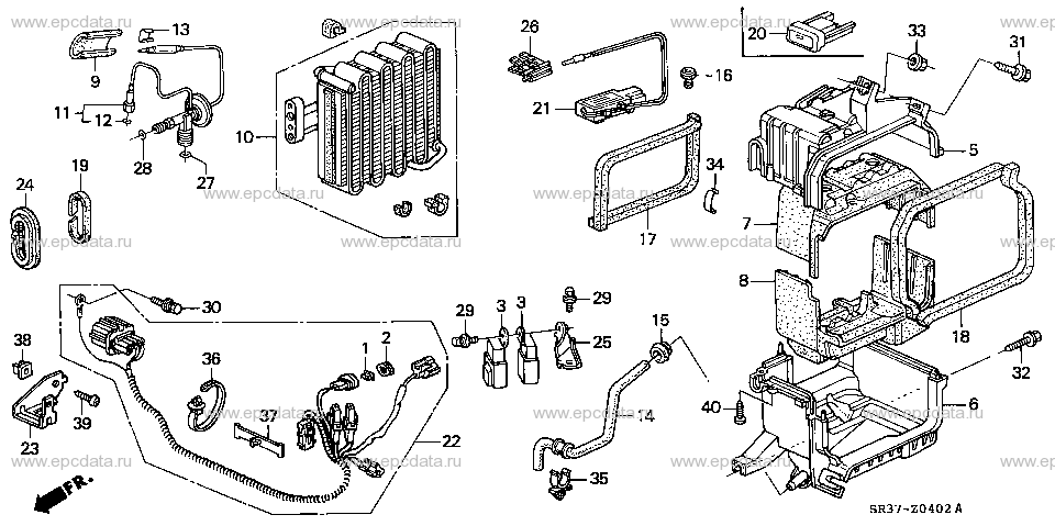 Parts scheme