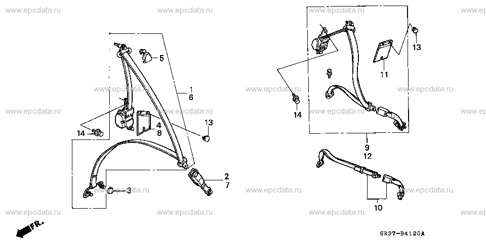 Parts scheme