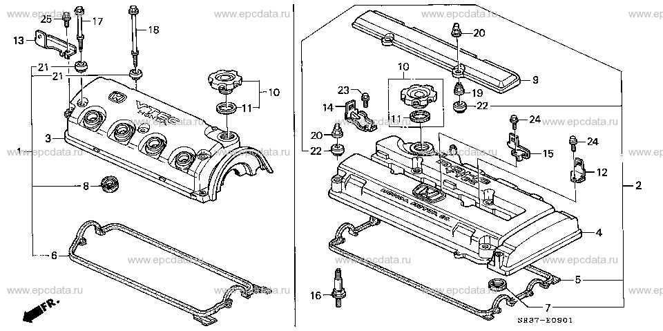 Parts scheme