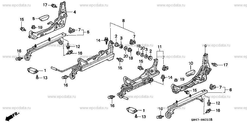 Parts scheme