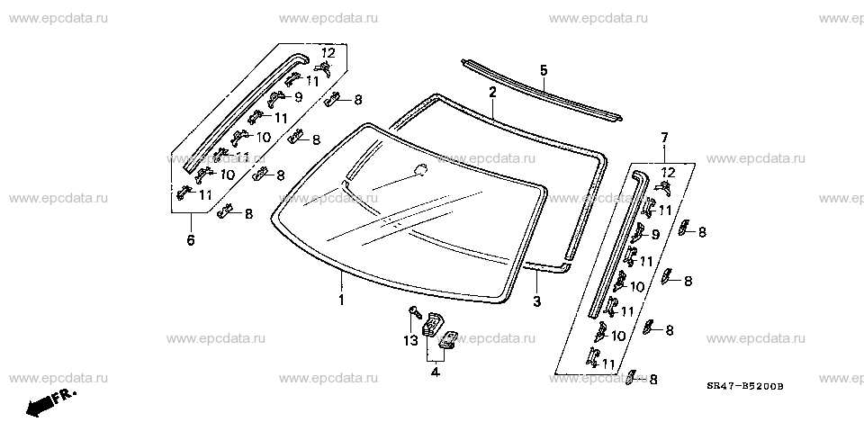 Parts scheme