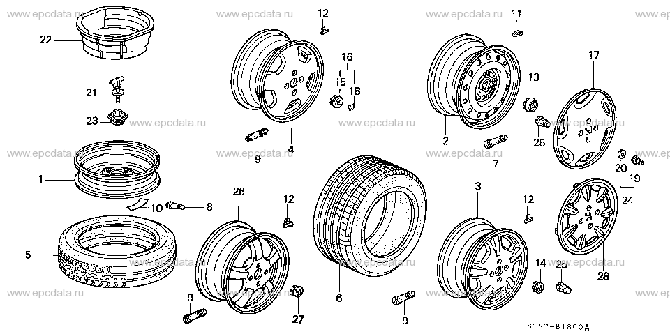 Parts scheme