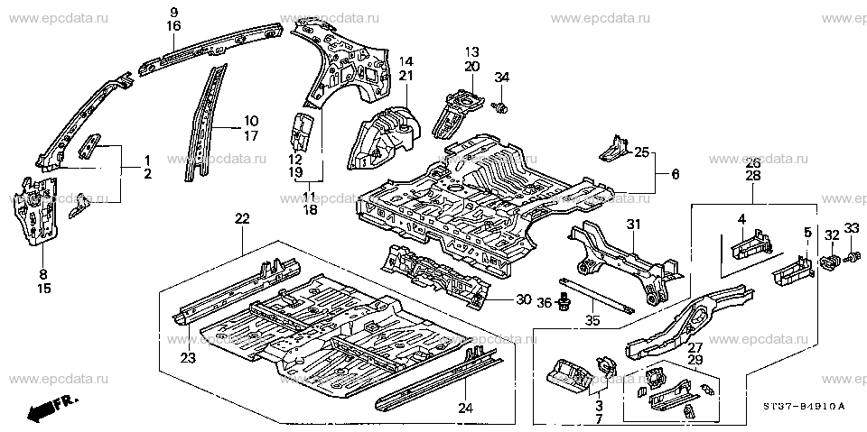 Parts scheme