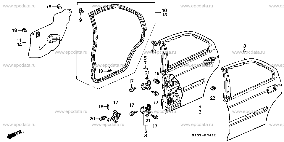 Parts scheme