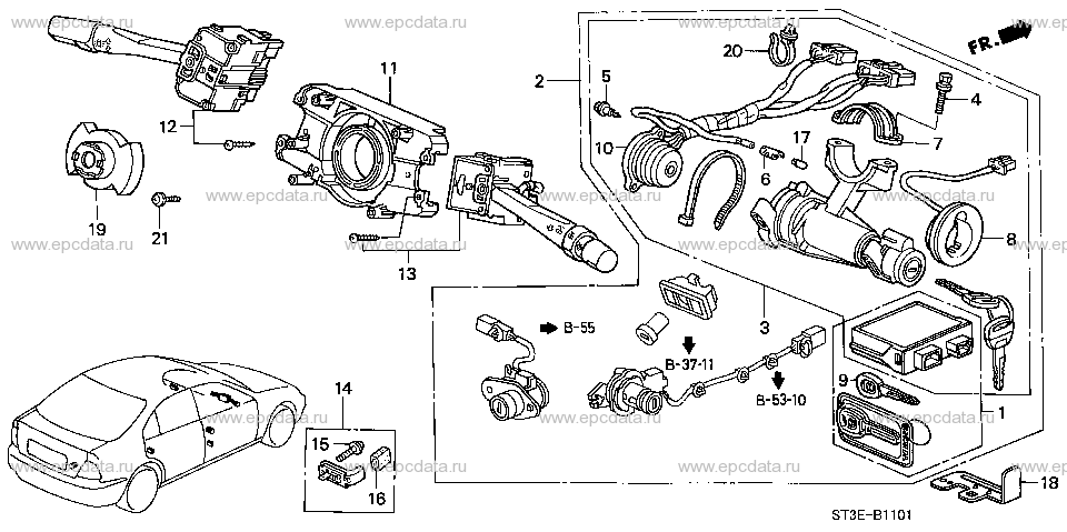 Parts scheme