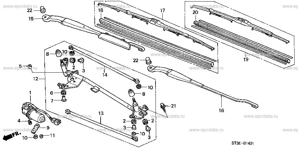 Parts scheme