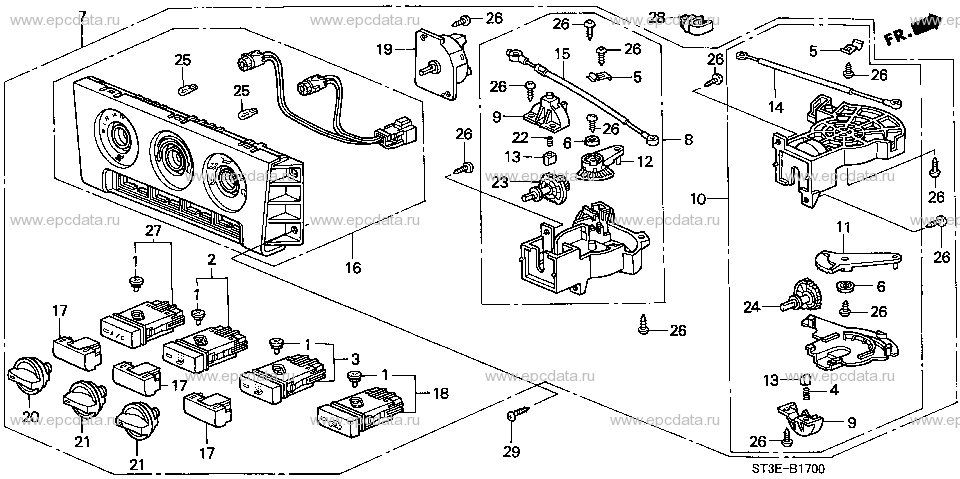 Parts scheme